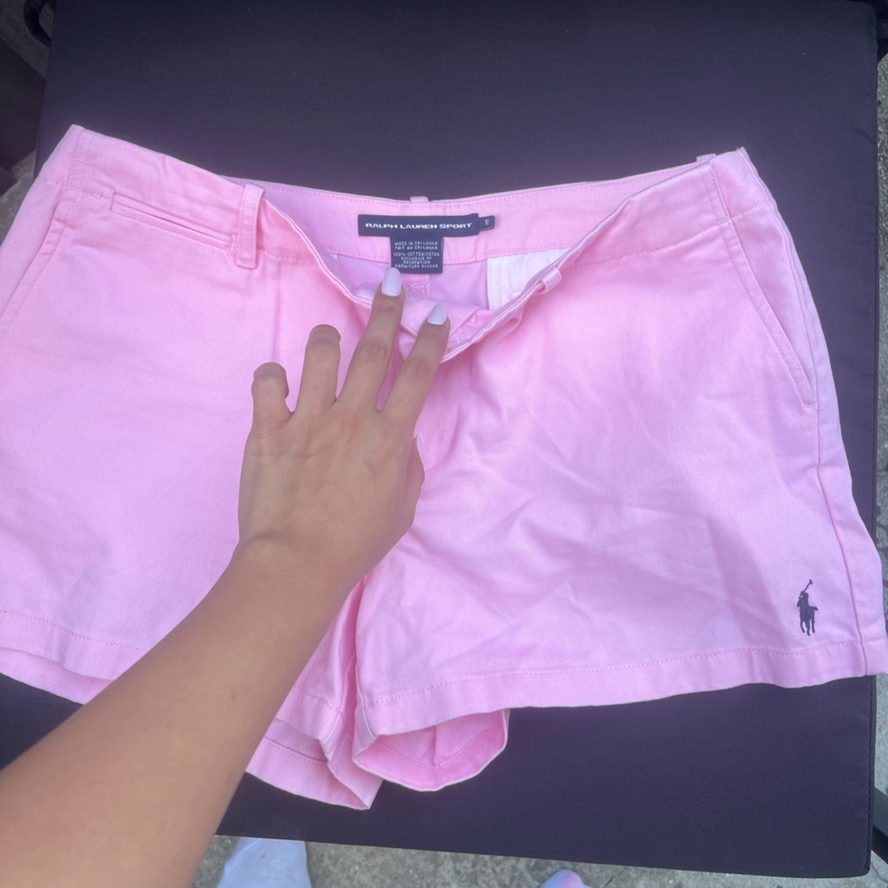 Ralph Lauren Pink Cargo Shorts Relaxed Fit